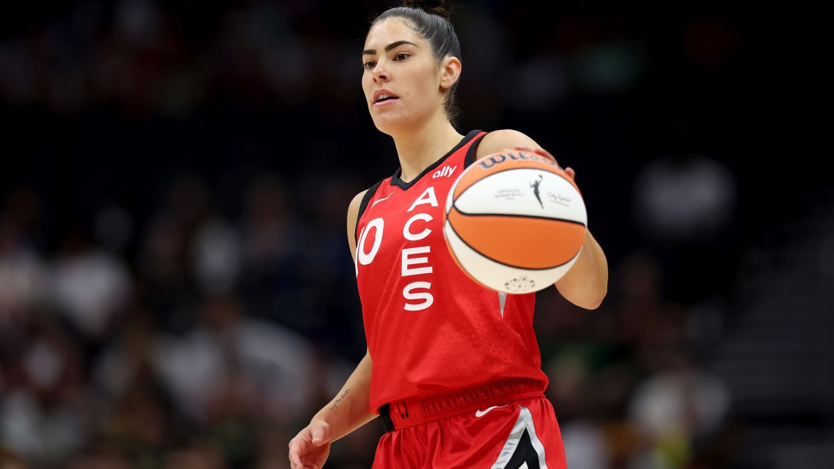 Kelsey Plum will try to extend her feat. GETTY IMAGES.