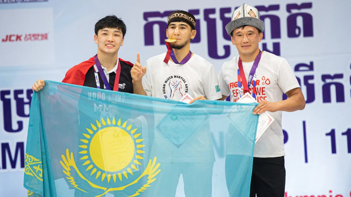 Kazakhstan won 8 gold medals AMMA Asian Mixed Martial Arts Championships. GAMMA