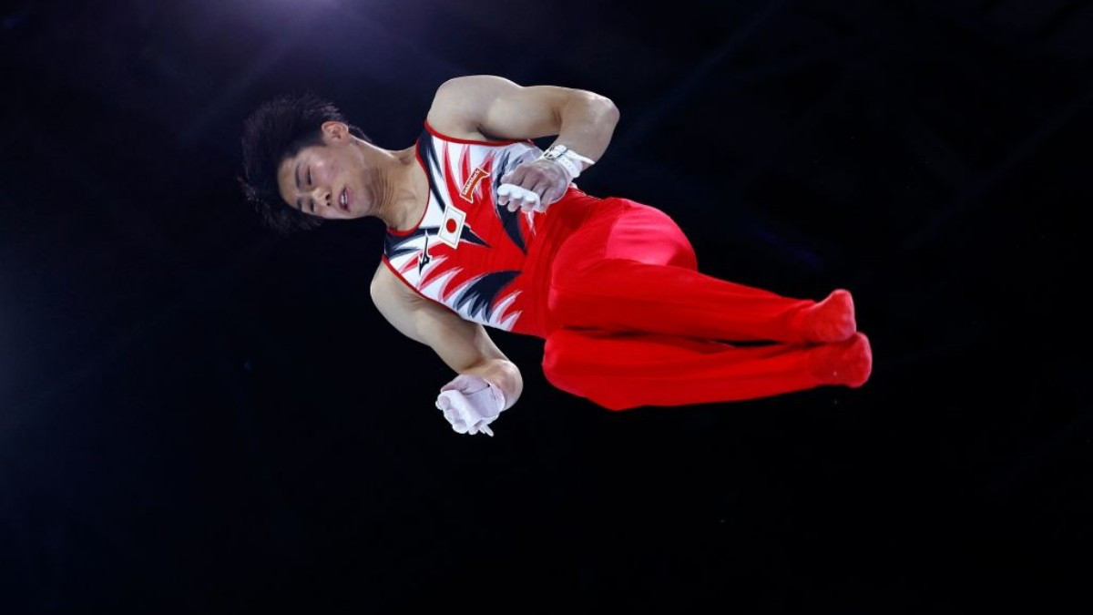 Hashimoto is the favourite to win the all-around gymnastics competition at Paris 2024. GETTY IMAGES