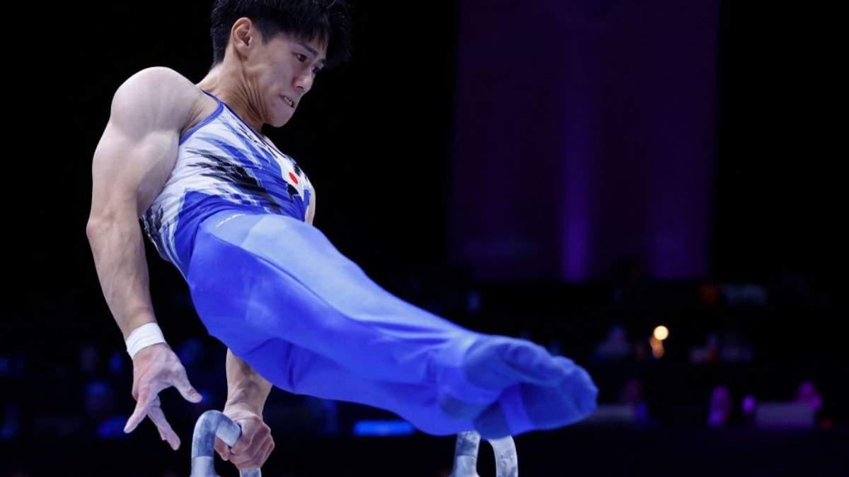 
Hashimoto aims not only to win but also to make gymnastics a talking point after Paris 2024. GETTY IMAGES