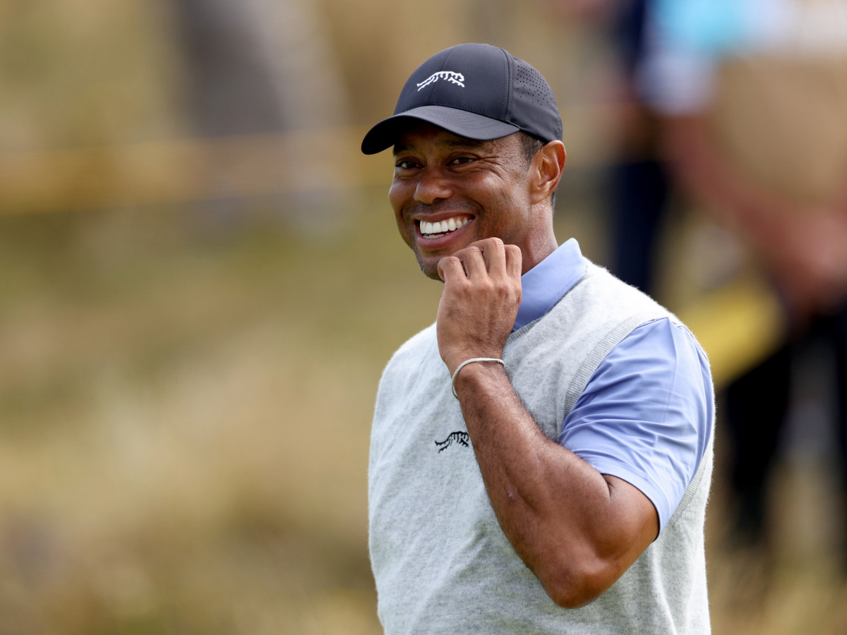 Tiger Woods is ready for British Open action. GETTY IMAGES