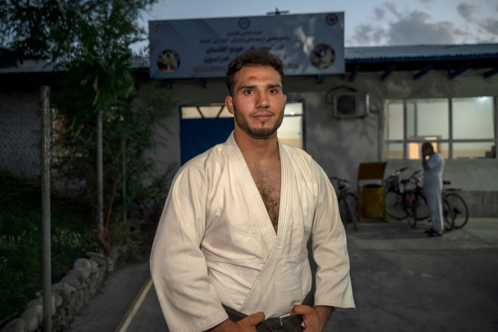 Mohammad Samim Faizad is the only Olympic athlete training for the Games inside his Taliban-controlled homeland. GETTY IMAGES