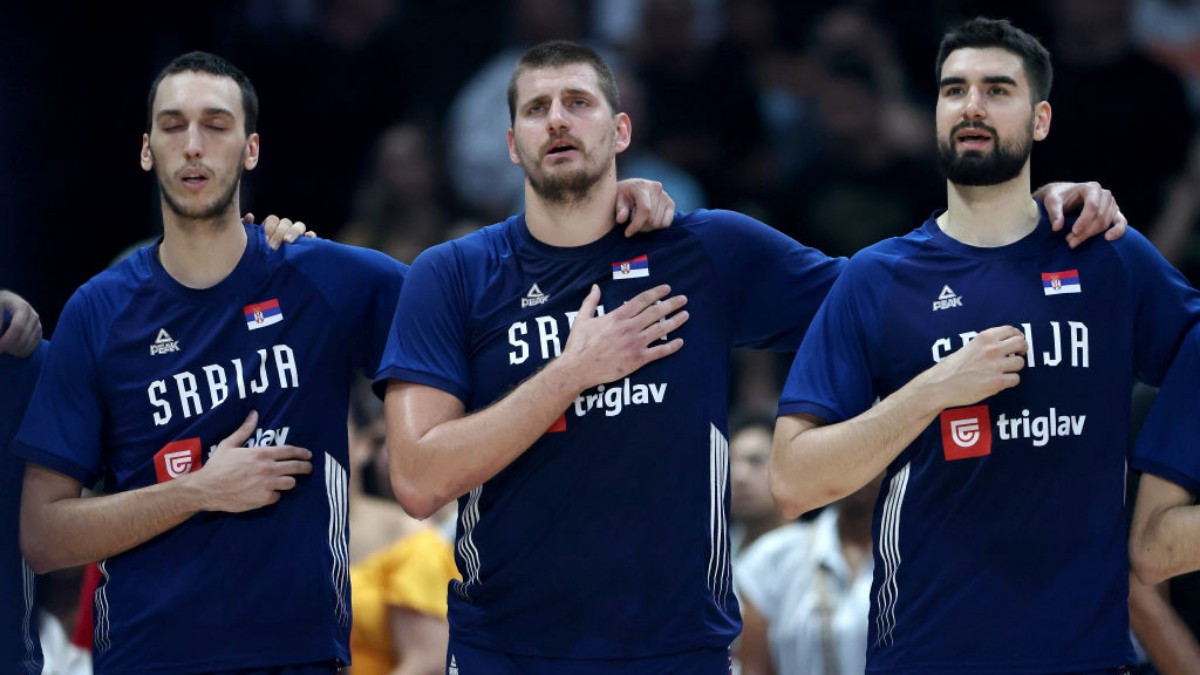 
The Serbian team raises doubts. Jokic can't quite make it work. GETTY IMAGES