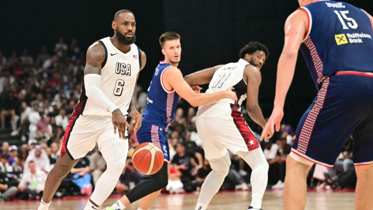 LeBron and Jokic will face each other again on July 28, but this time at Paris 2024. GETTY IMAGES