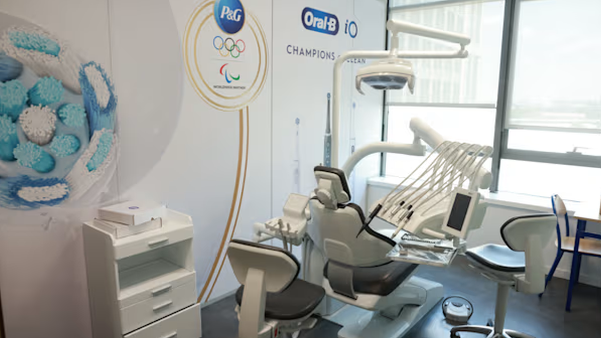 The polyclinic includes its own dental office. PARIS 2024.
