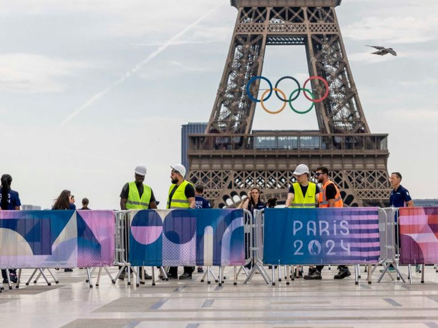 Paris steps up security as athletes arrive at Olympic village. GETTY IMAGES