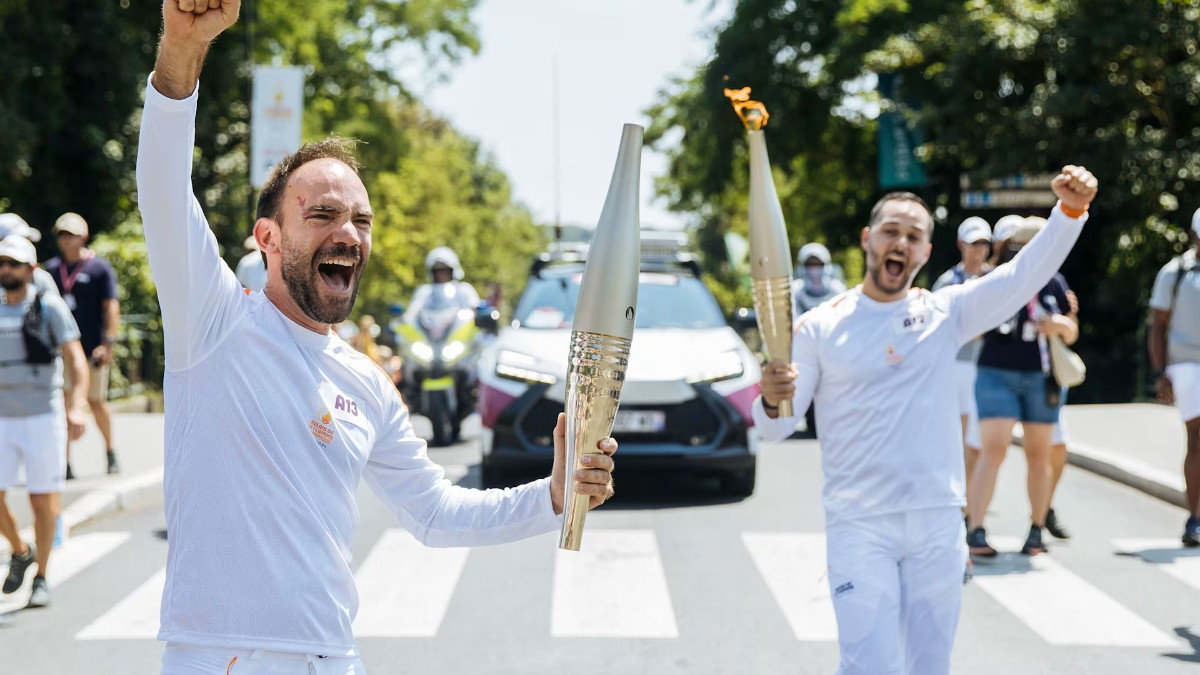 Torch Relay Stage 61: Discovering the Val-d'Oise. PARIS 2024