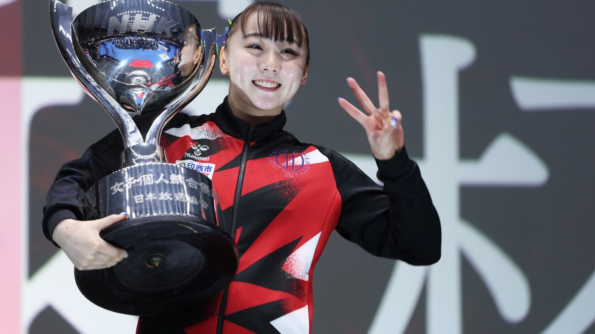 Miyata secured her Olympic spot after winning her third NHK Cup. GETTY IMAGES.