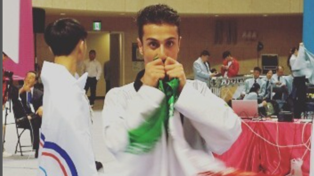 Tiranvalipourhad won gold medal at the 2015 Asian Youth Championships. INSTAGRAM @haditiran_official