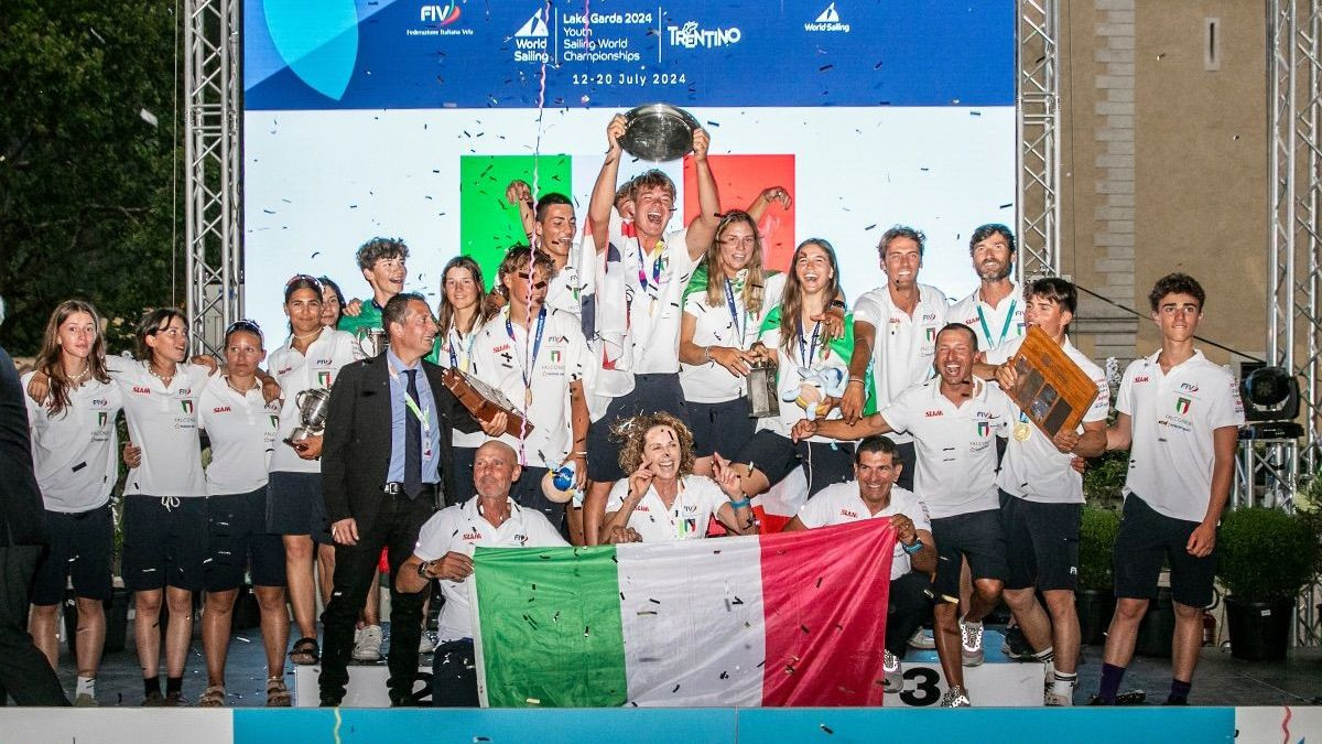 Italy retains the Nations Trophy in style. WORLD SAILING