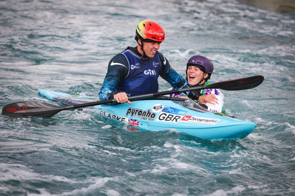 Joe Clarke and Kimberley Woods will be competing for Team GB in kayak cross' debut at the Olympics. GETTY IMAGES