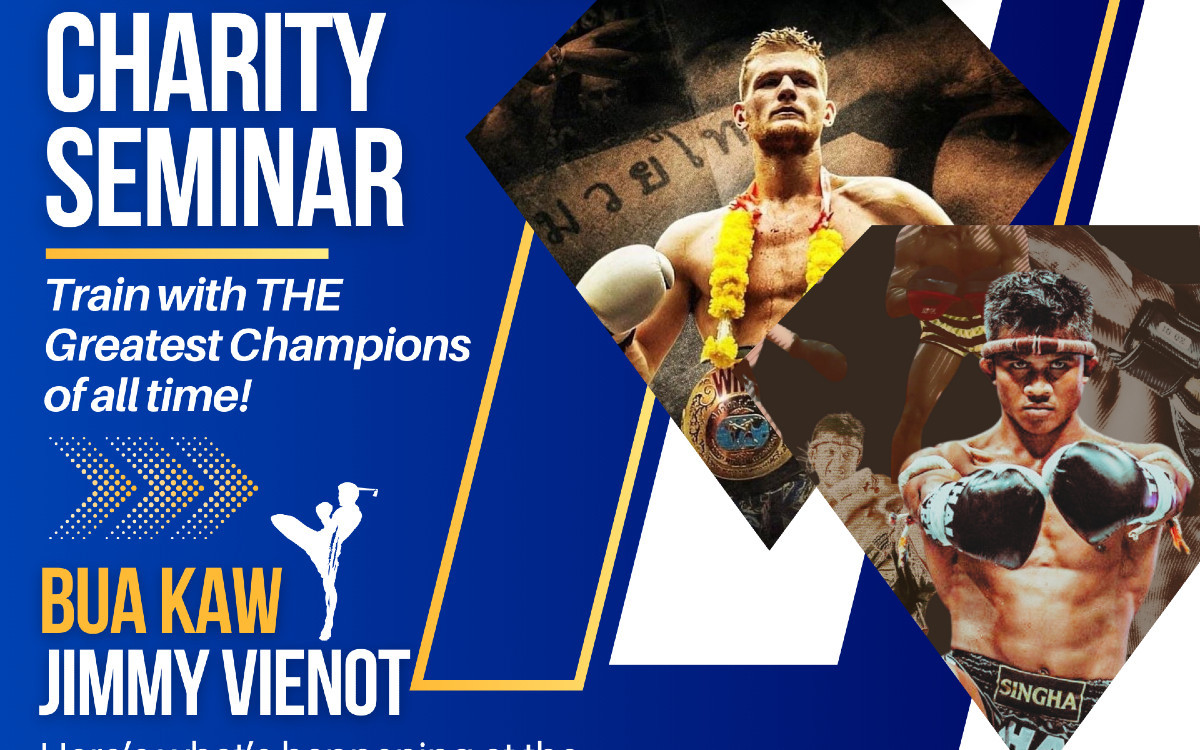 Buakaw together with superstar Jimmy Vienot, will organise a charity seminar at Teddy Riner Arena on 7 August. IFMA