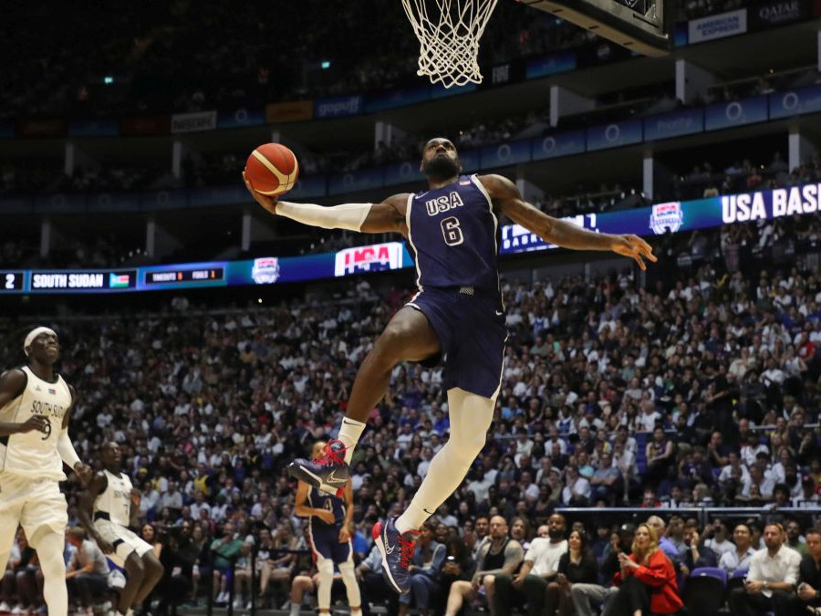 LeBron James saves USA from South Sudan upset in Olympic warm-up