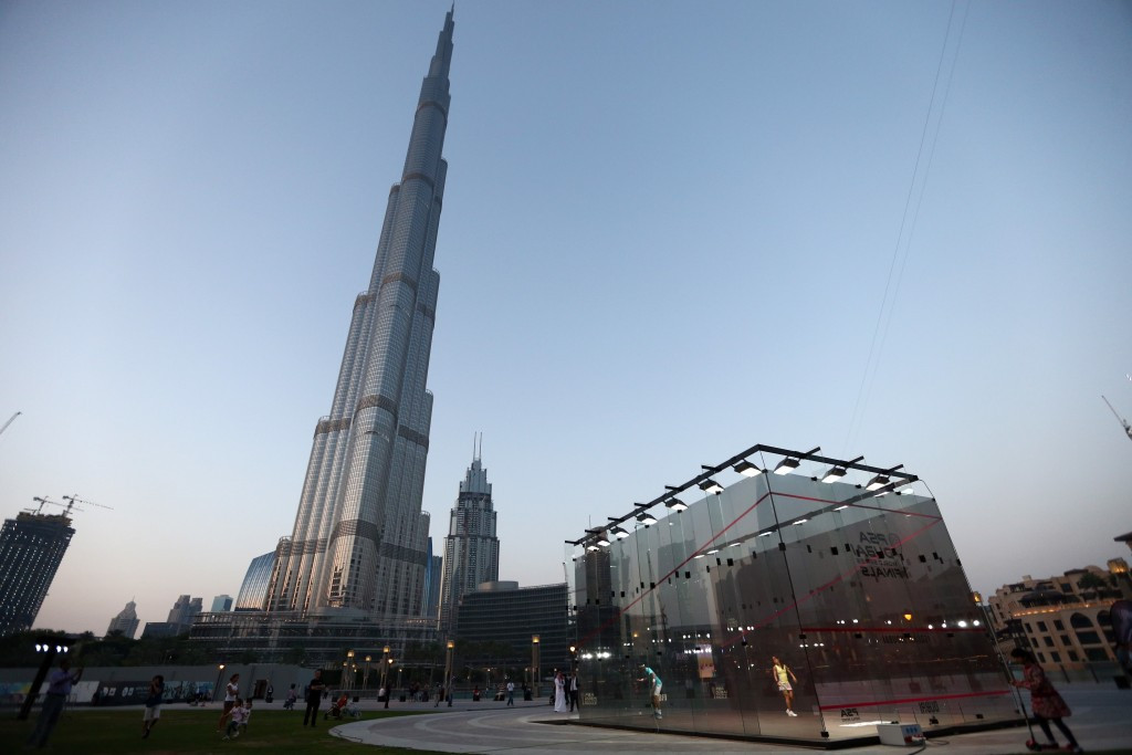 The action will take place in front of the the Burj Khalifa ©PSA