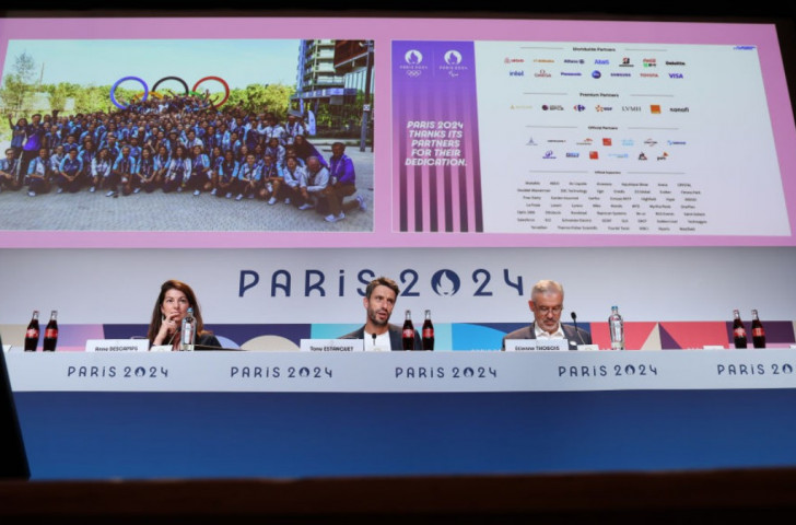 Forward Paris 2024, "the city is ready". GETTY IMAGES