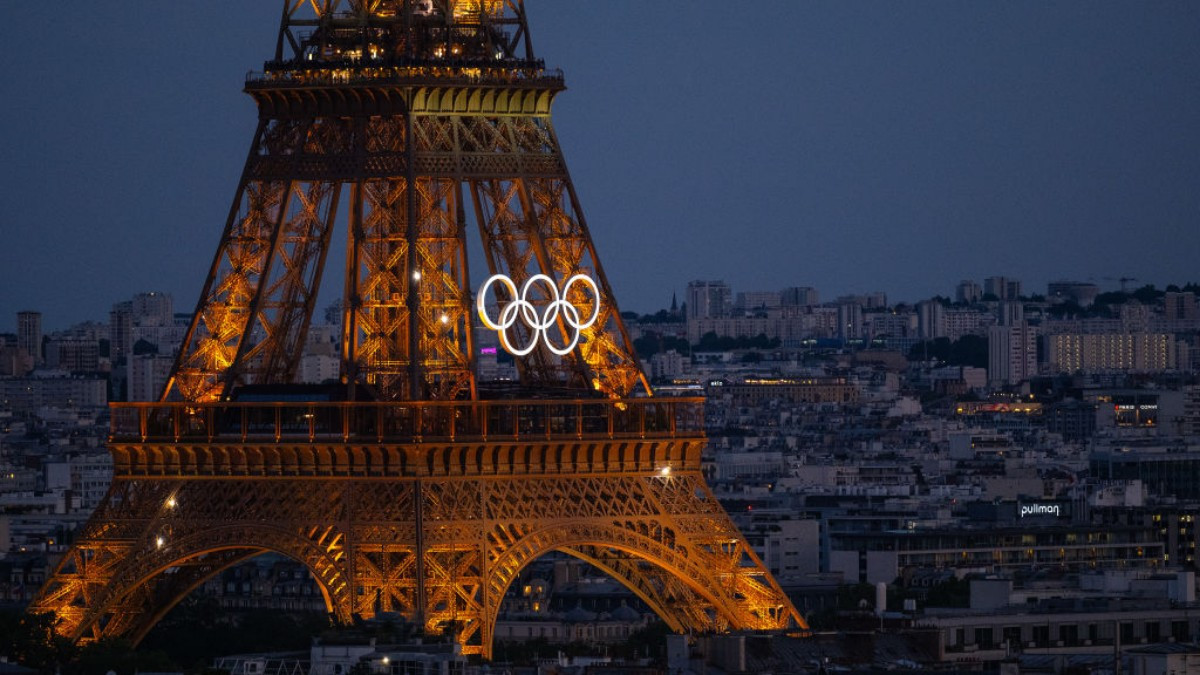 The city of Paris continues preparing four days before the opening of the Olympic Games. GETTY IMAGES