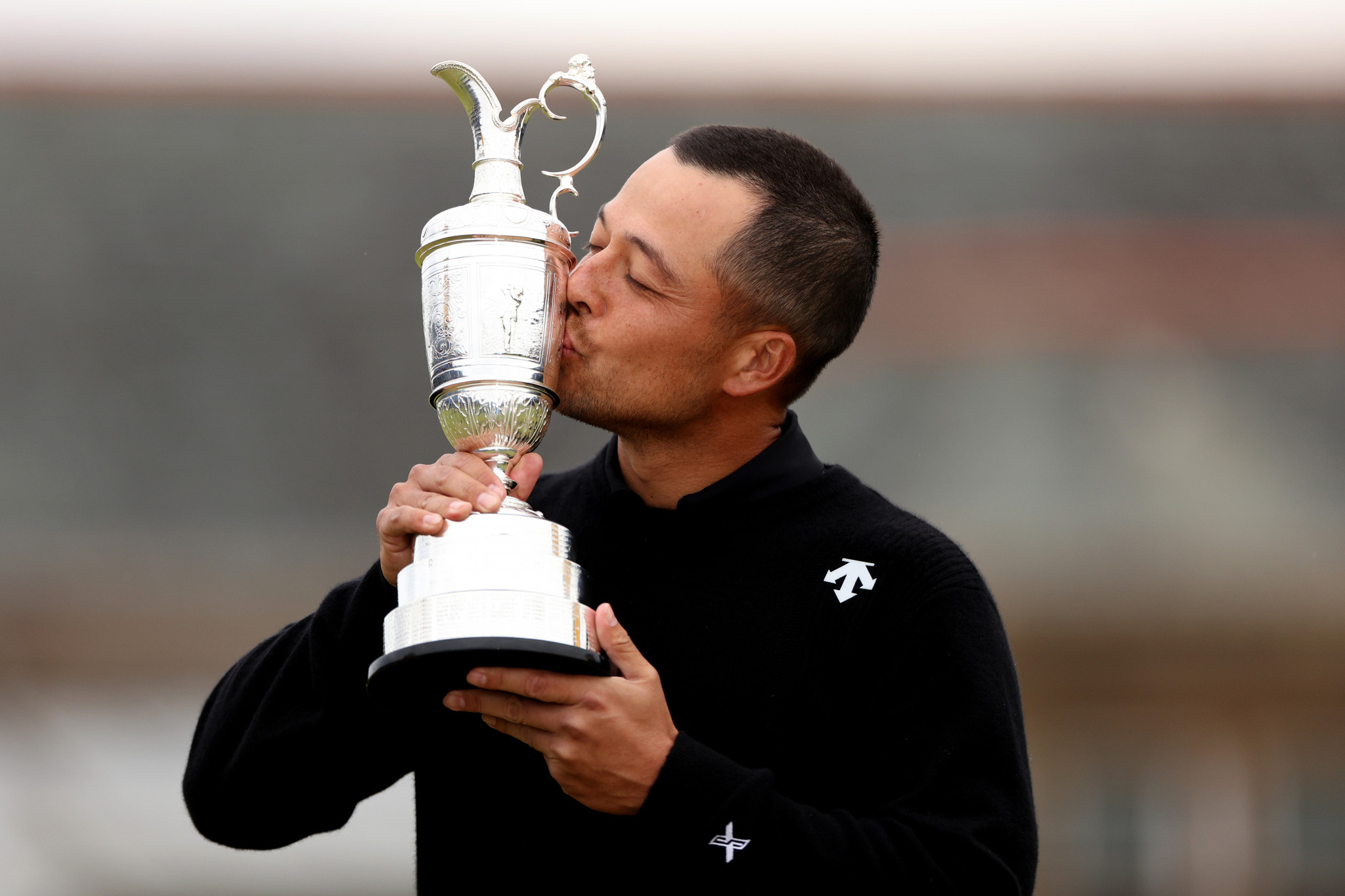 Xander Schauffele got his hands on the famed Claret Jug after winning the British Open. GETTY IMAGES