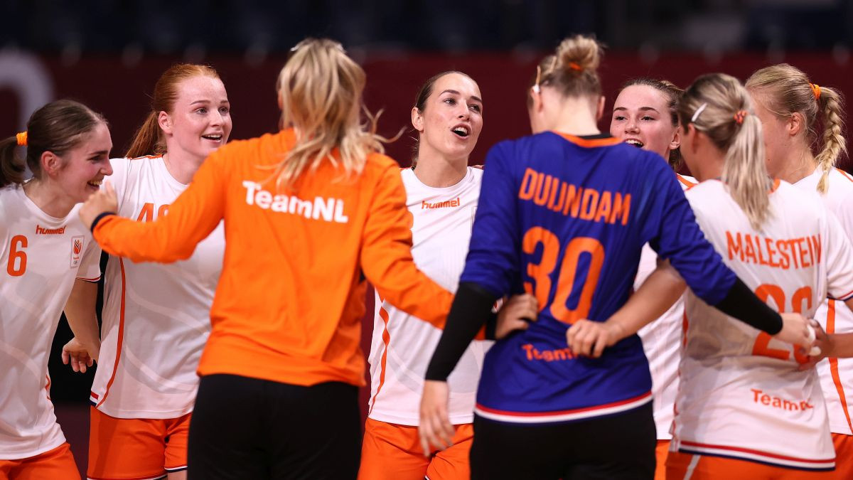 Netherlands Handball Team. GETTY IMAGES