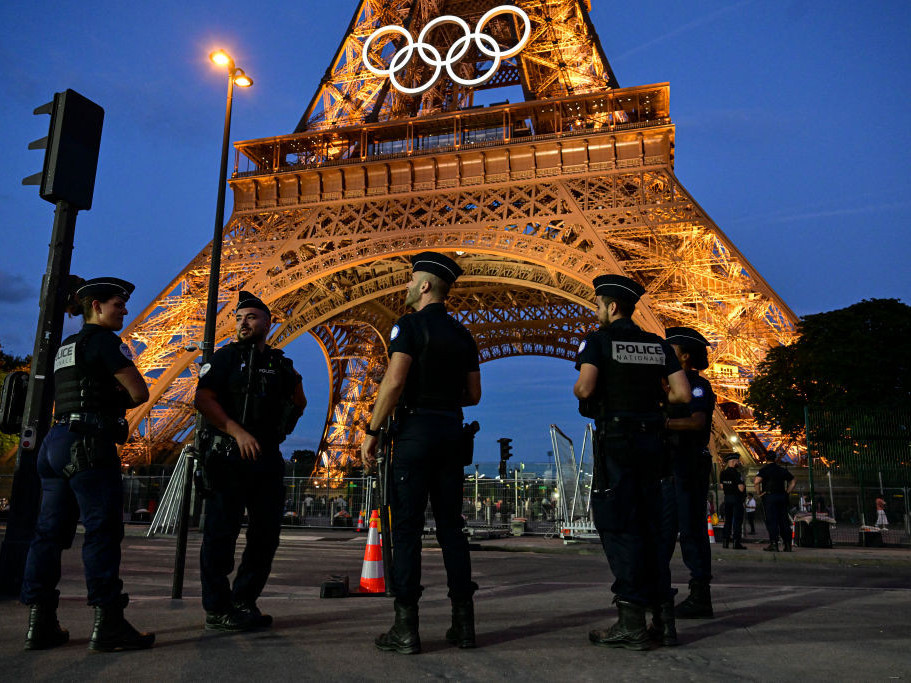 More than 40 countries have provided reinforcements to the French police for the Olympic Games. GETTY IMAGES