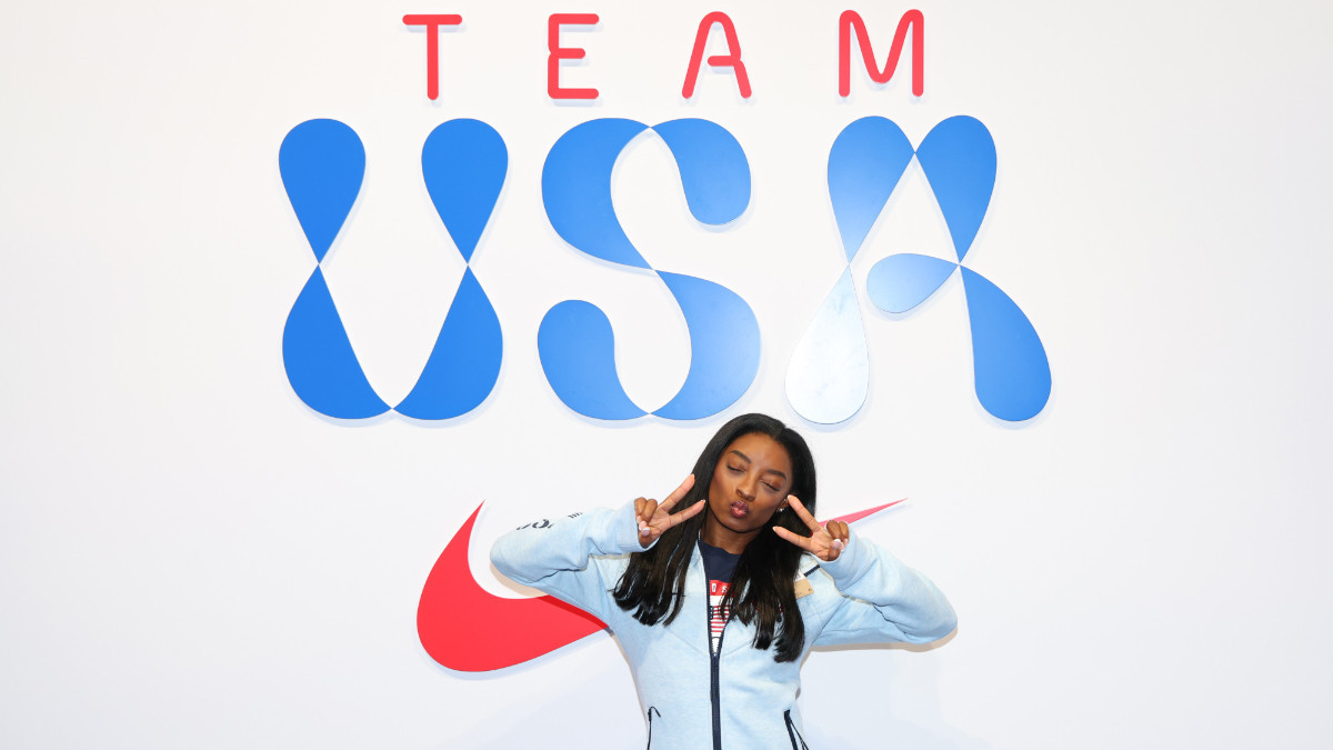 Simone Biles is one of the biggest draws at the Paris 2024 Olympics. GETTY IMAGES