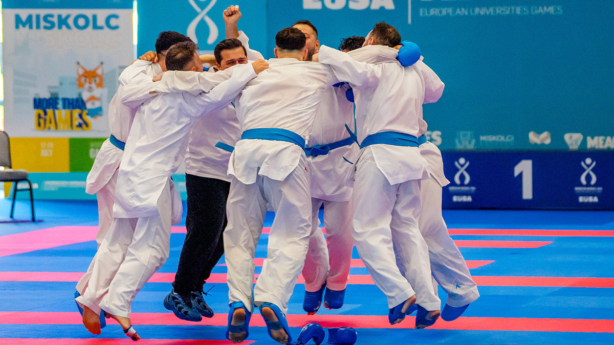 Istanbul Aydin University dominates karate at EUG 2024