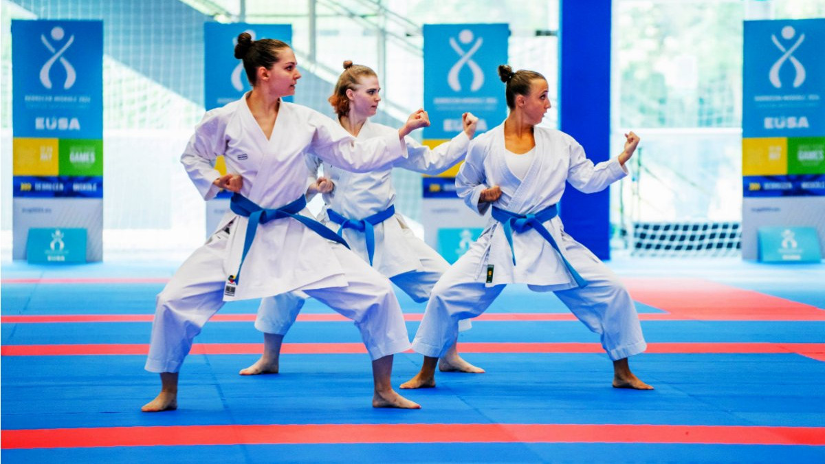 300 young athletes from 24 countries representing 30 universities showcased their skills and determination at the Karate event. WKF
