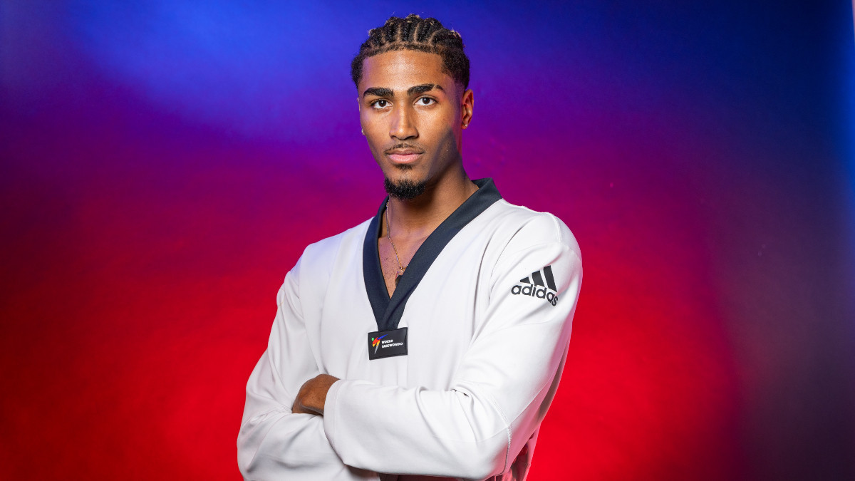 World runner up CJ Nickolas eyes men’s taekwondo gold. GETTY IMAGES