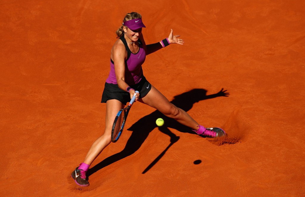 Women's fourth seed Victoria Azarenka of Belarus has withdrawn with a back injury