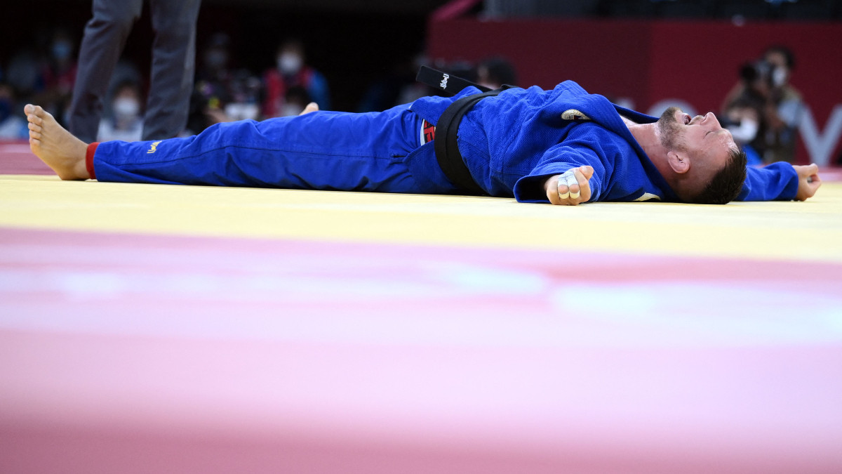 Krpalek after his semi-final bout at the Tokyo 2020. GETTY IMAGES