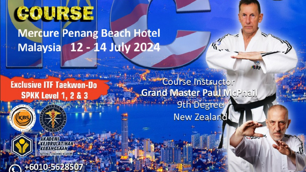 Malaysia host the 178th International Instructor Course from 12-14 July. ITFTKD