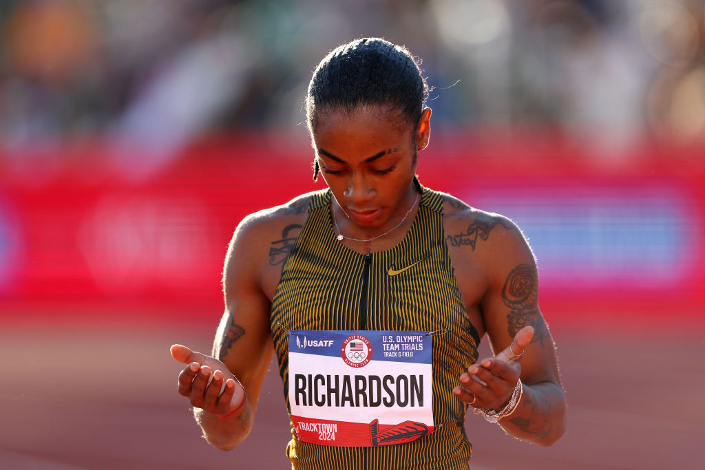 Sha'Carri Richardson heads to the Paris Olympics at the top of her game. GETTY IMAGES