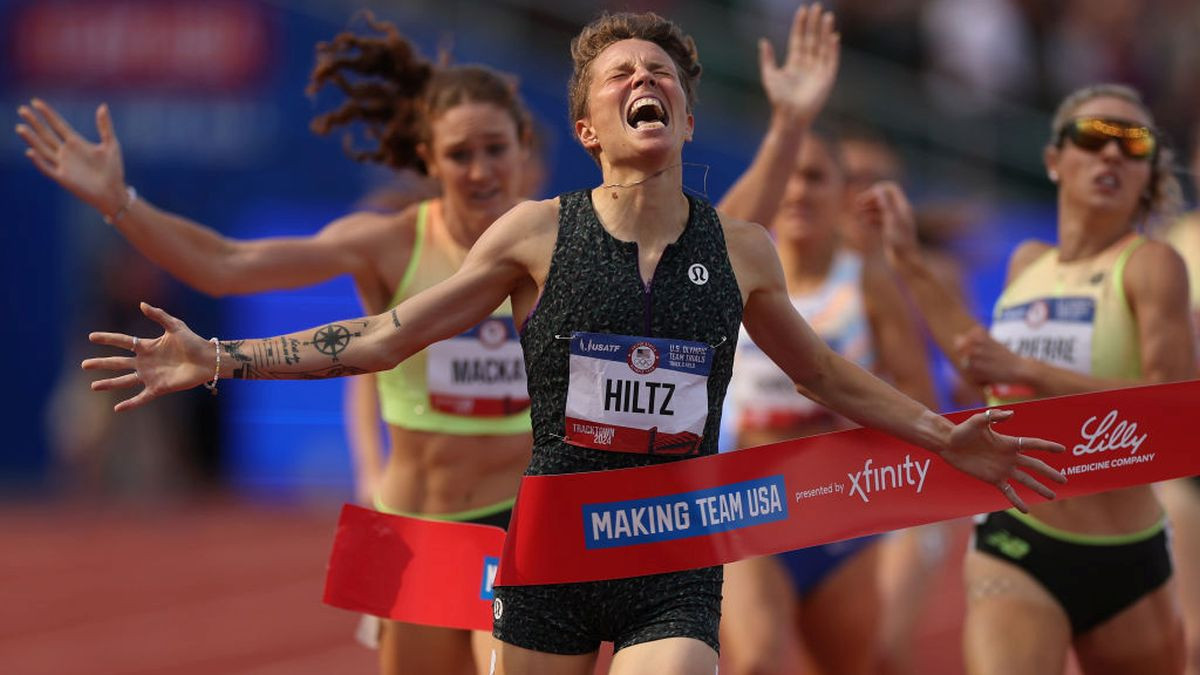 Transgender and nonbinary American runner Nikki Hiltz qualifies for 2024 Olympics in Paris. GETTY IMAGES