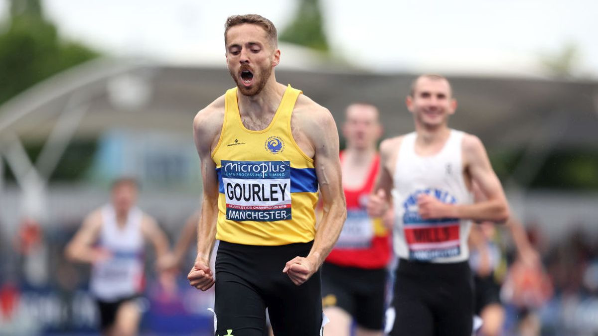 Gourley's 1500m win at June's UK Athletics Championship booked his ticket to Paris. GETTY IMAGES