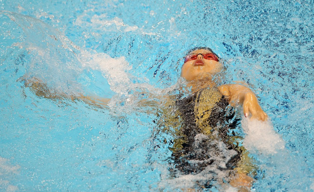 Singapore's Pin Xiu Yip took just under seven seconds off the women’s 100m backstroke S2 world record