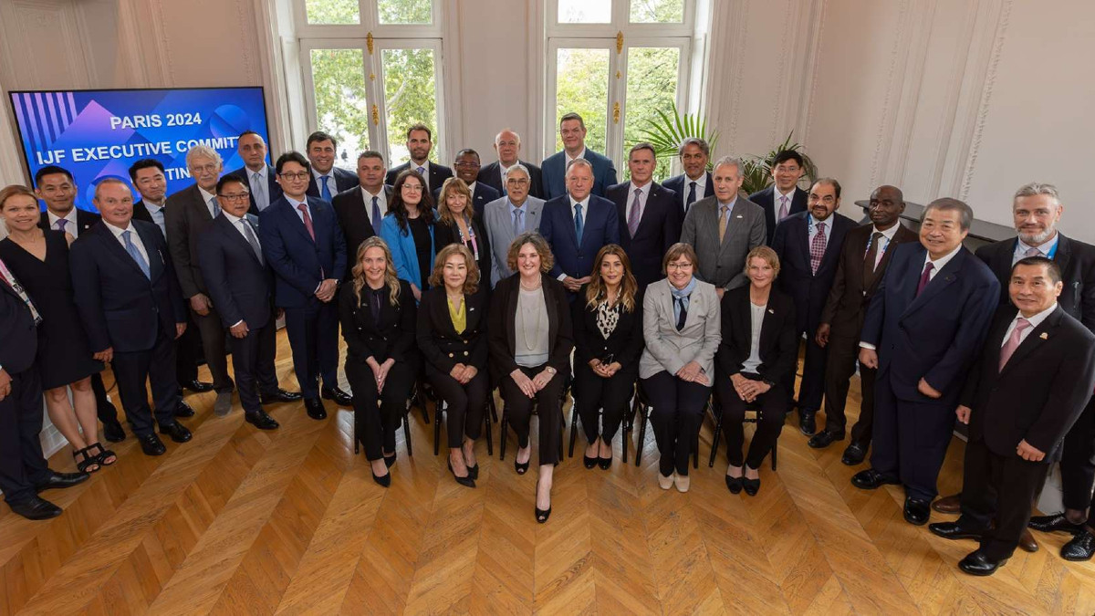 IJF Executive Committee gathered prior to Paris 2024