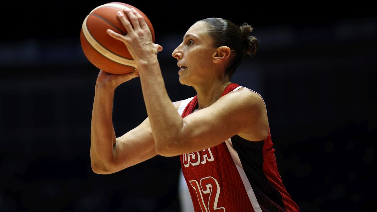 Diana Taurasi of The United States during the 2024 USA Basketball Showcase match between USA and Germany. GETTY IMAGES
