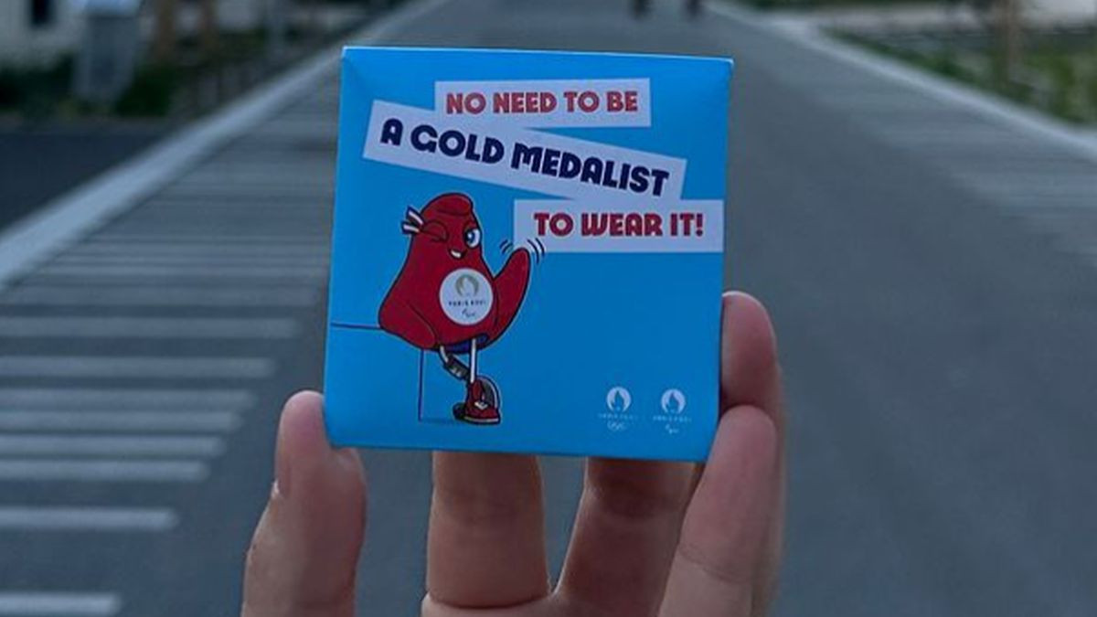 Olympic-branded condoms at Paris 2024 are making athletes smile