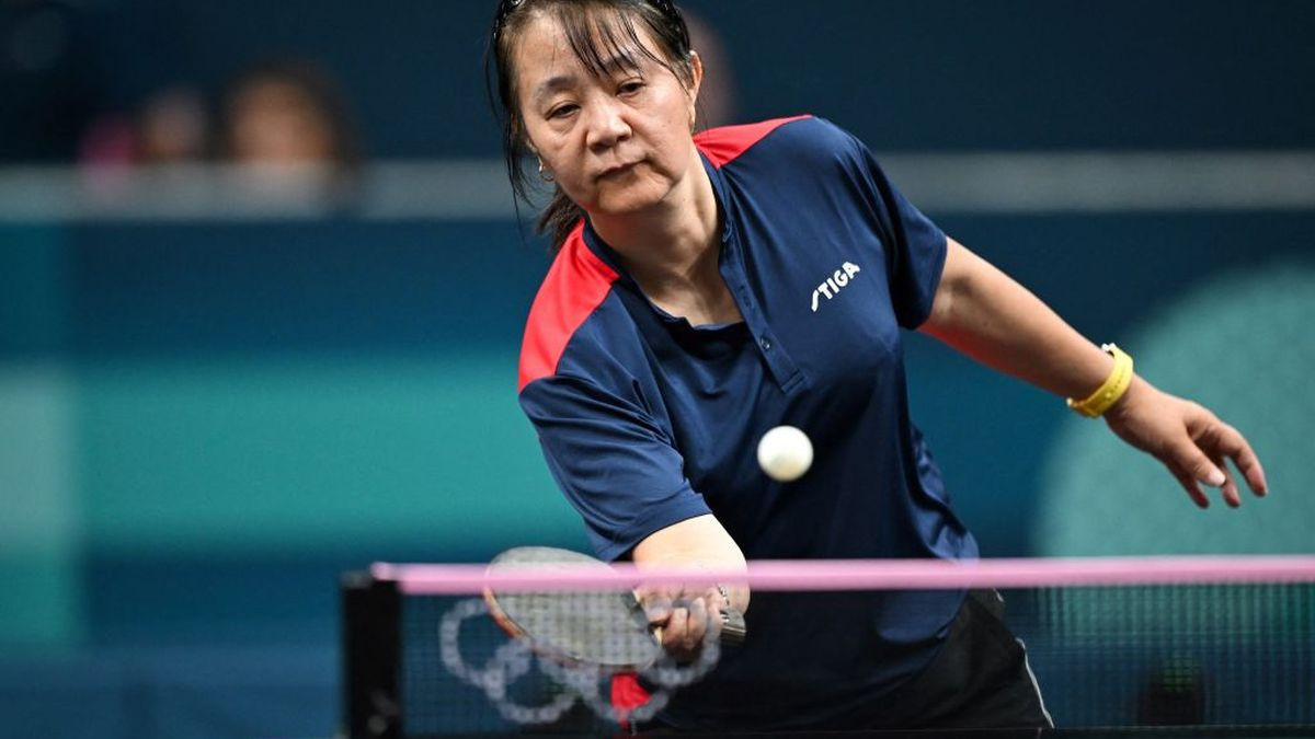 Chinese-Chilean table tennis player makes Olympics debut at age 58 in the Paris Games. GETTY IMAGES