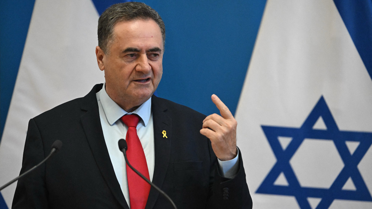 Israel's Foreign Minister Israel Katz. GETTY IMAGES