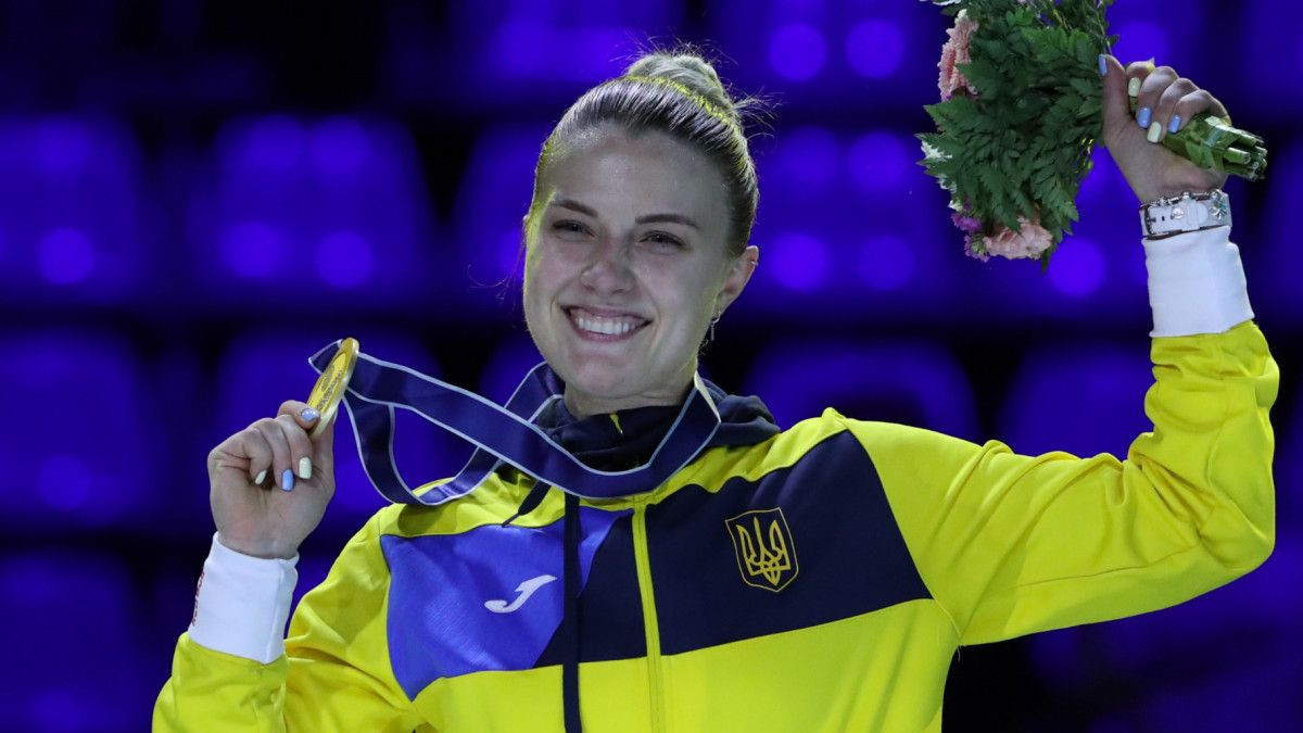 Fencer Olga Kharlan will seek the medal in Paris. GETTY IMAGES