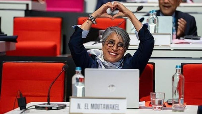 Former Moroccan Olympic champion Nawal El Moutawakel was elected Vice President. IOC