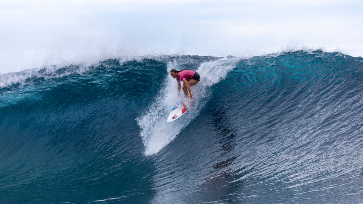 Paris 2024 Surfing kicks off in the pristine waters of Teahupo'o. GETTY IMAGES