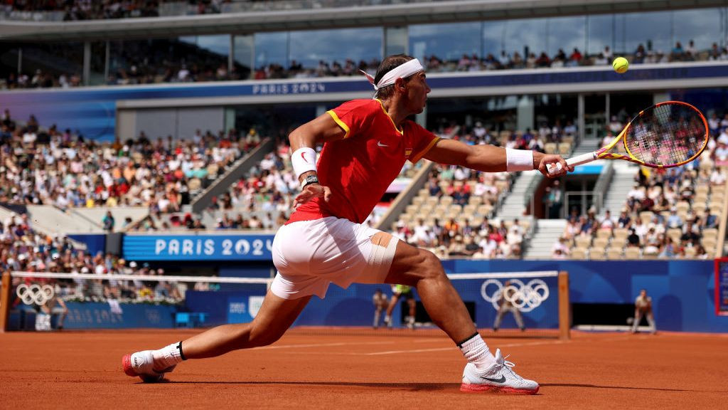 Rafael Nadal against Marton Fucsovics of  Hungary GETTY IMAGES