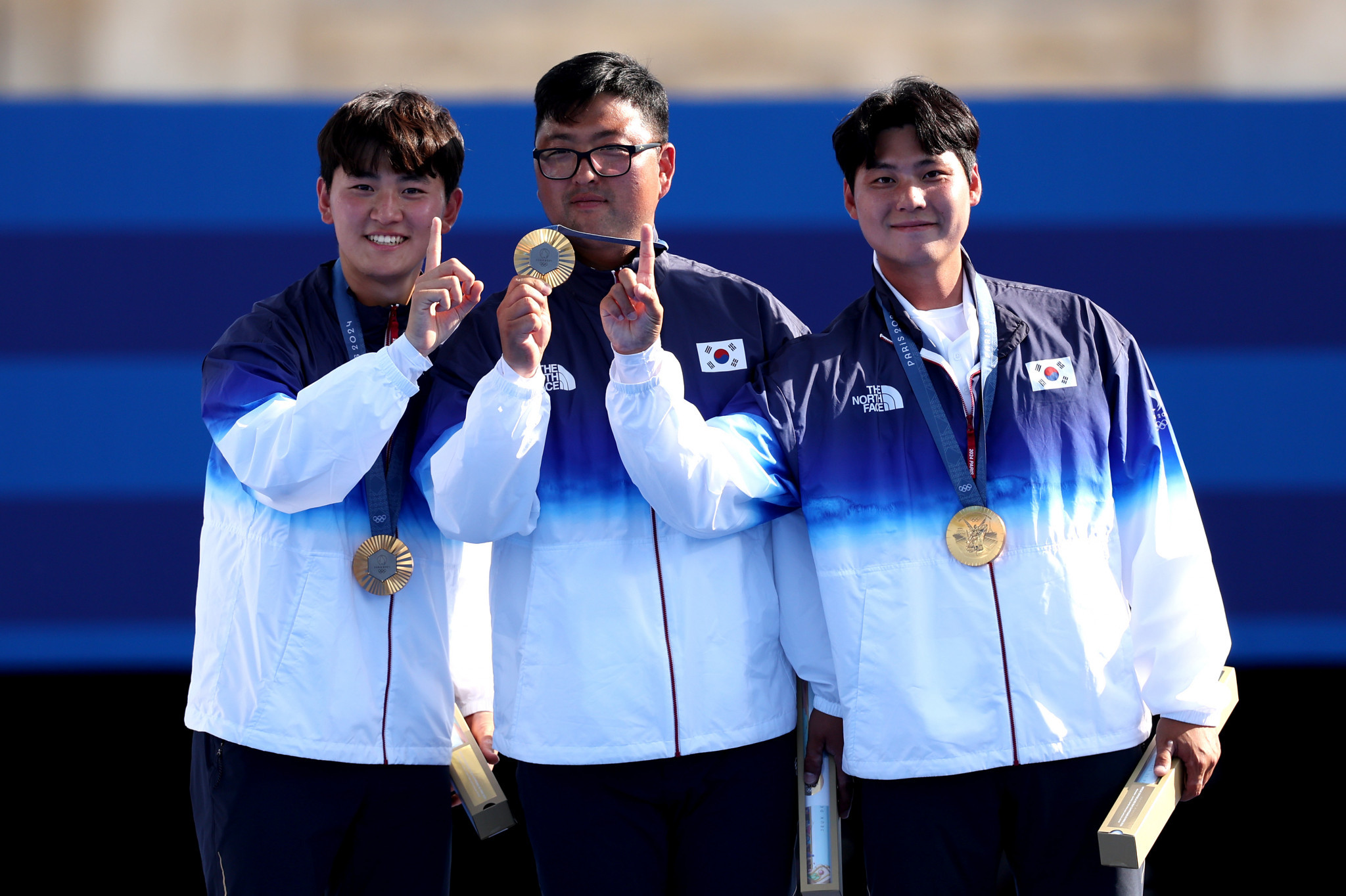 South Korea defeated France in the men's archery final. GETTY IMAGES