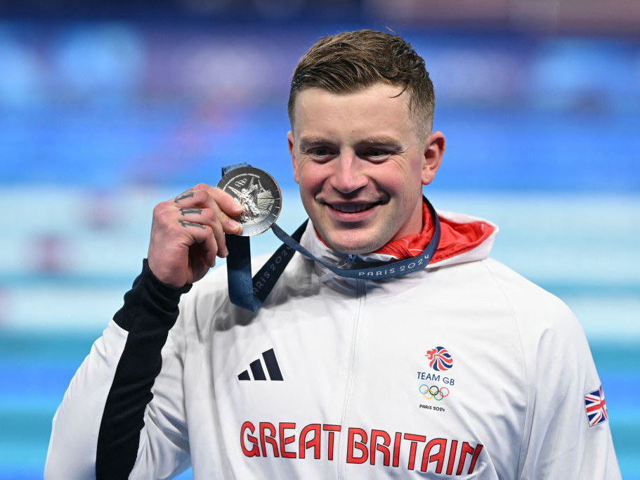 Team GB's Adam Peaty tested positive for Covid after his podium finish. GETTY IMAGES