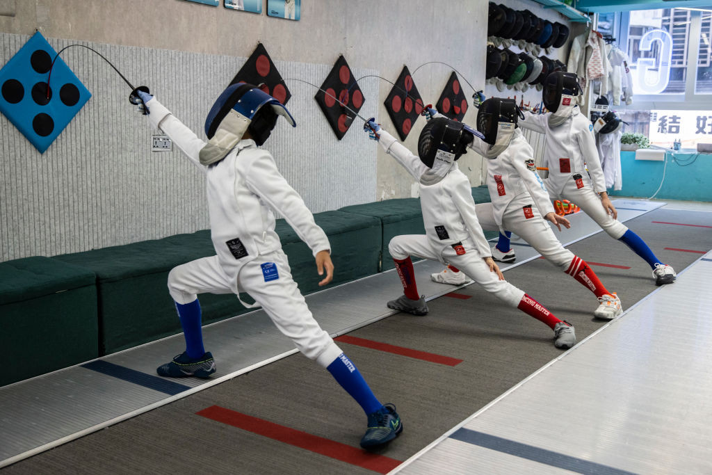 Young fencers in Hong Kong have a more robust training plan and more professional facilities to aid their athletic journey. GETTY IMAGES