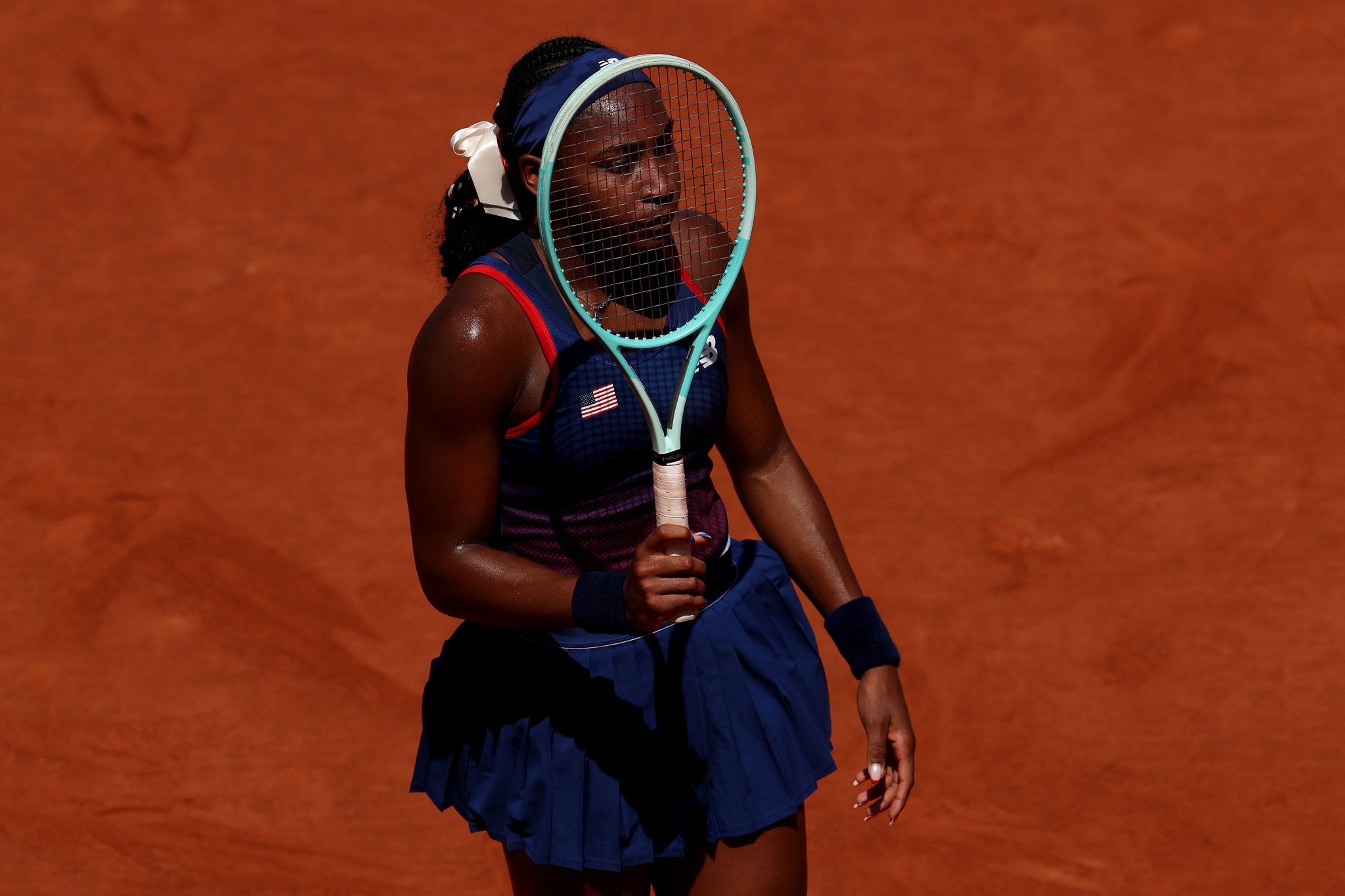 It will be no gold for Coco Gauff after her women's singles defeat. GETTY IMAGES