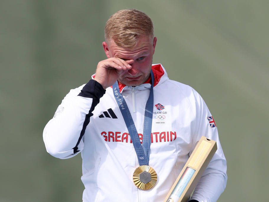 An emotional Nathan Hales makes history with a record-breaking win. GETTY IMAGES
