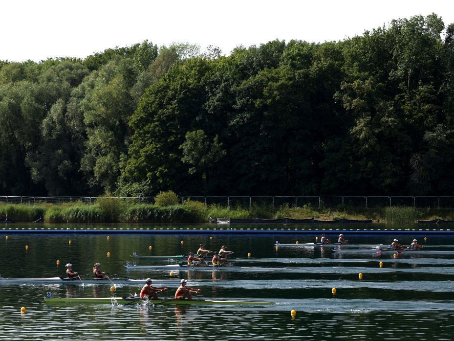 The Los Angeles 2028 rowing regattas will feature 1,500m course rather than the standard 2,000m. GETTY IMAGES