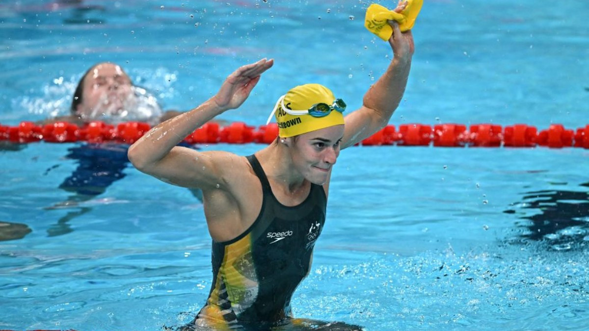 Kaylee McKeown won gold in the 100m backstroke. GETTY IMAGES